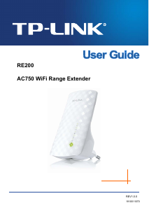 Handleiding TP-Link RE200 Range extender