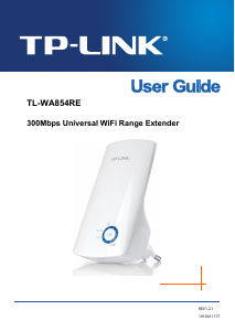 Manual TP-Link TL-WA854RE Range Extender