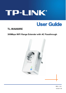 Handleiding TP-Link TL-WA860RE Range extender
