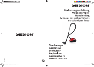 Manual de uso Medion MD 17971 Aspirador