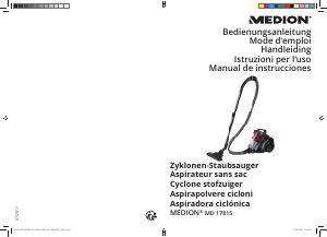 Bedienungsanleitung Medion MD 17815 Staubsauger