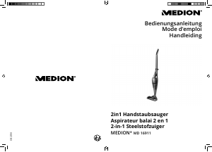 Mode d’emploi Medion MD 16911 Aspirateur