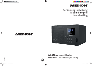 Handleiding Medion LIFE E85040 (MD 87540) Radio