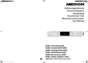 Handleiding Medion LIFE P66550 (MD 44550) Radio