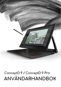 Bruksanvisning Acer ConceptD CN917-71 Bärbar dator