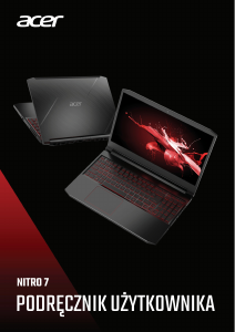 Instrukcja Acer Nitro AN715-51 Komputer przenośny