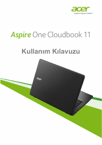 Kullanım kılavuzu Acer Aspire One Cloudbook 1-131M Dizüstü bilgisayar