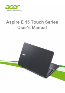 Handleiding Acer Aspire E5-571P Laptop