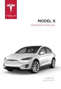 Bruksanvisning Tesla Model X (2019)