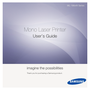Manual Samsung ML-1865W Printer