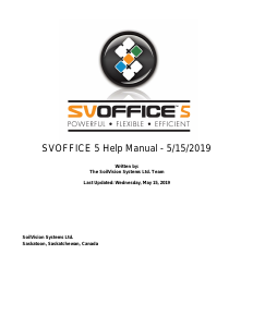 Manual SoilVision SVOFFICE 5