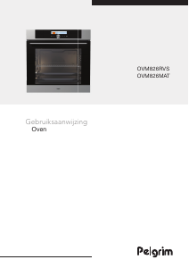 Handleiding Pelgrim OVM826RVS Oven