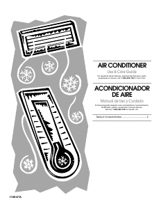 Manual de uso Whirlpool ACE184XS0 Aire acondicionado