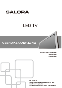 Handleiding Salora 50UHL2800 LED televisie