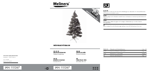 Handleiding Melinera IAN 115267 Kerstboom