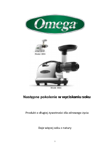 Instrukcja Omega 8006 Maszynka do mielenia