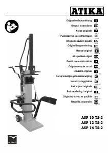 Manuál Atika ASP 12 TS-2 Štípačka na dřevo