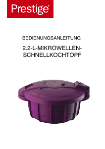Bedienungsanleitung Prestige 2.2L Schnellkochtopf