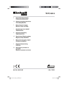 Εγχειρίδιο Einhell TE-TC 620 U Μηχανή κοπής πλακιδίων