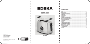 Bedienungsanleitung Edeka ST-6510 Toaster