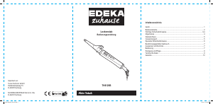 Bedienungsanleitung Edeka TH8129B Lockenstab
