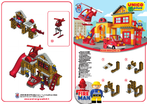 Manual Unico set 8558 City Fire station