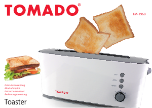 Manual Tomado TM-1968 Toaster
