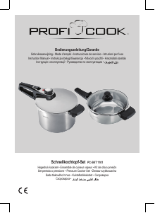 Manual Proficook PC-SKT 1101 Pressure Cooker