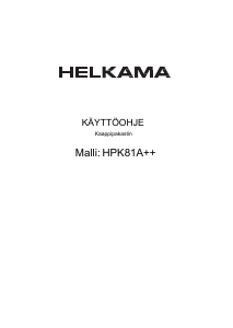 Käyttöohje Helkama HPK81A++ Pakastin