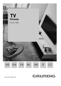 Manuál Grundig 49 VLX 7980 LED televize