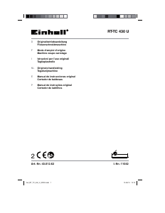 Handleiding Einhell RT-TC 430 U Tegelsnijder