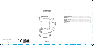 Bedienungsanleitung Star-Q F-625E Wasserkocher