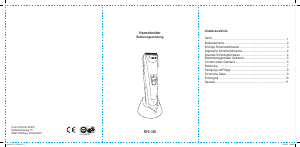 Bedienungsanleitung Star-Q RFC-355 Haarschneider