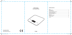 Bedienungsanleitung Star-Q PT-852 Küchenwaage