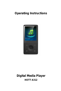 Bruksanvisning Hott A312 Mp3 spelare
