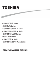 Bedienungsanleitung Toshiba 50VL5A63DG LED fernseher
