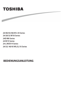 Bedienungsanleitung Toshiba 40LL1A63DG LED fernseher