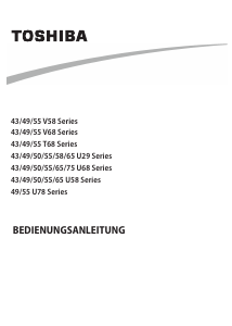 Bedienungsanleitung Toshiba 58U2963DG LED fernseher