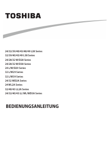Bedienungsanleitung Toshiba 24W2963DG LED fernseher
