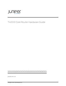 Manual Juniper T4000 Router