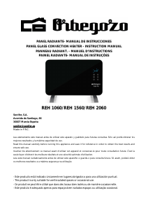 Manual Orbegozo REH 1560 Aquecedor