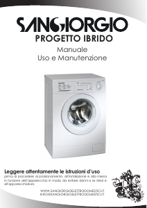 Manuale Sangiorgio S5611C Progetto Ibrido Lavatrice