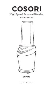 Bedienungsanleitung Cosori C011-PB Standmixer
