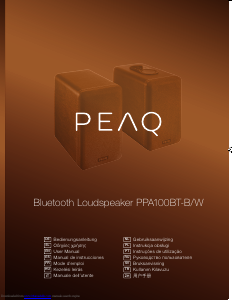 Instrukcja PEAQ PPA100BT-W Głośnik
