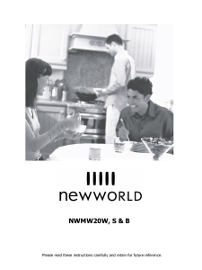 Bruksanvisning New World NWMW20W Mikrovågsugn