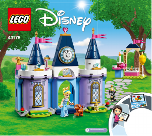 Bruksanvisning Lego set 43178 Disney Princess Askungens slottsfirande