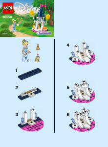 Manual Lego set 30554 Disney Princess Cinderella mini castle