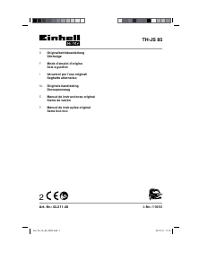Manual de uso Einhell TE-JS 90 Sierra de calar