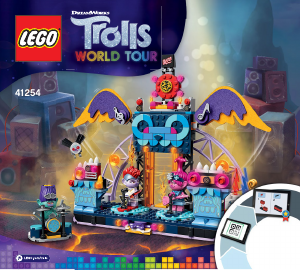 Käyttöohje Lego set 41254 Trolls Volcano Rock Cityn konsertti