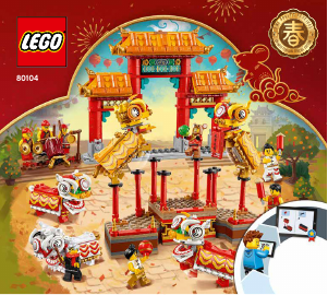 Bedienungsanleitung Lego set 80104 Seasonal Löwentanz Chinesisches Neujahr